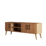 Hanah Home Soporte para TV Roble con Patas de Madera